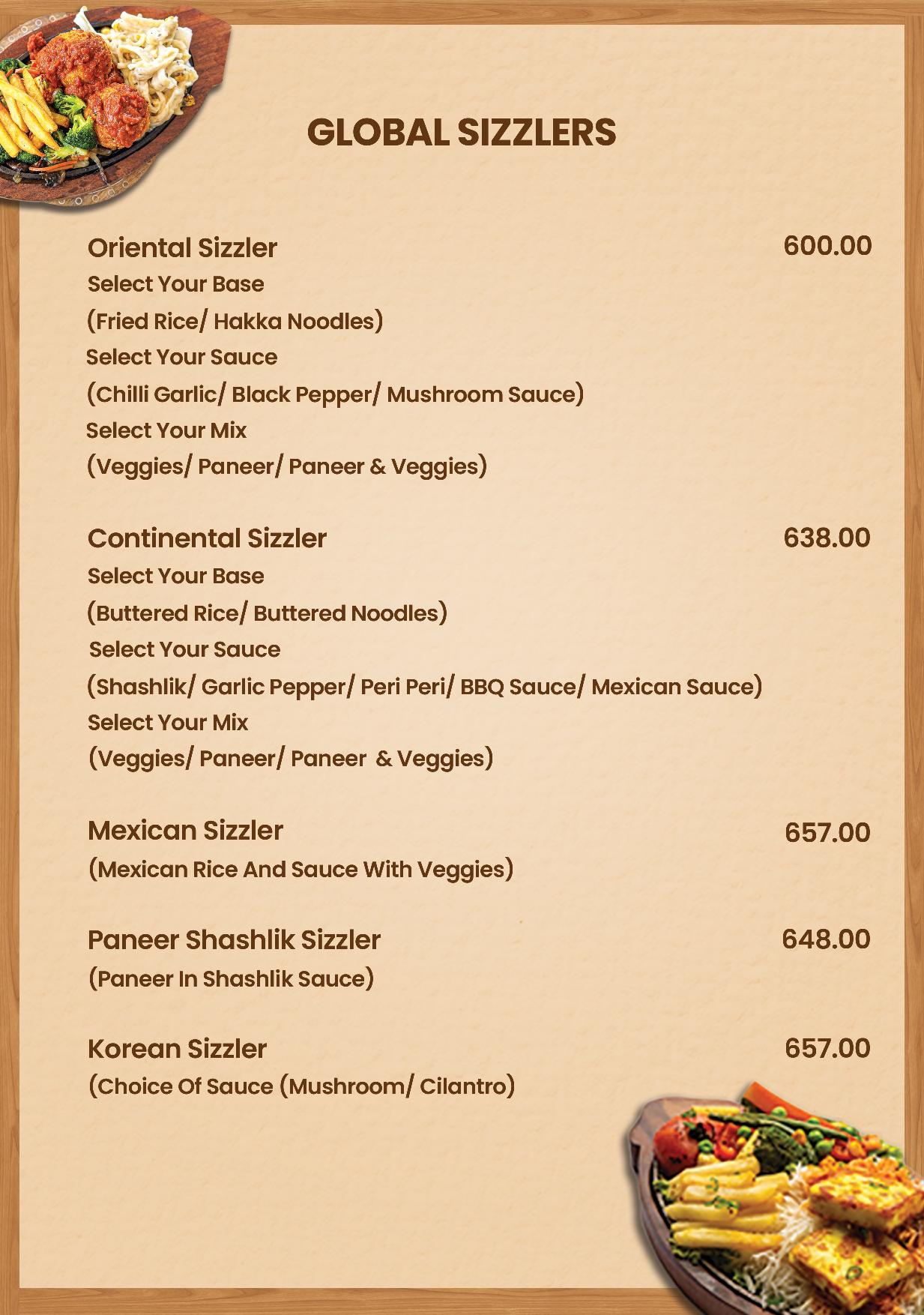 Veg Sizzels Food