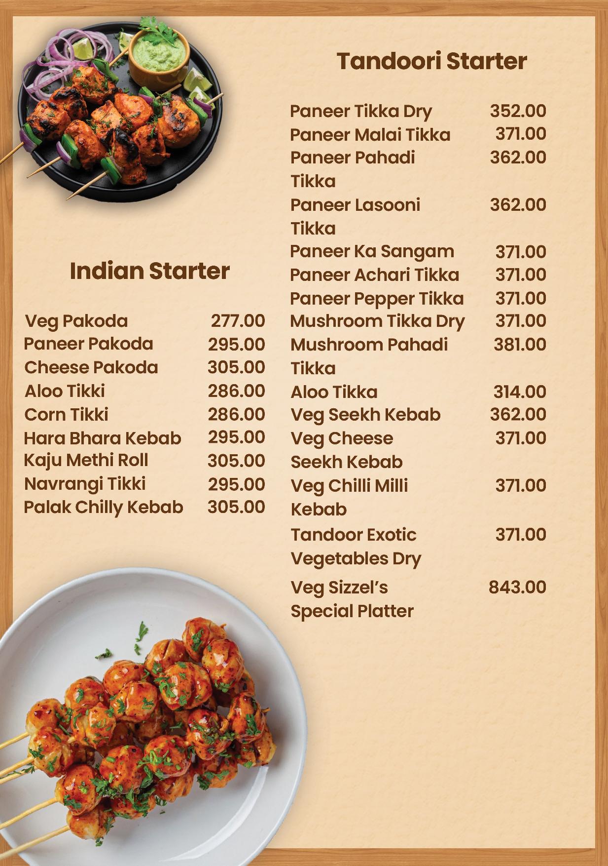 Veg Sizzels Food