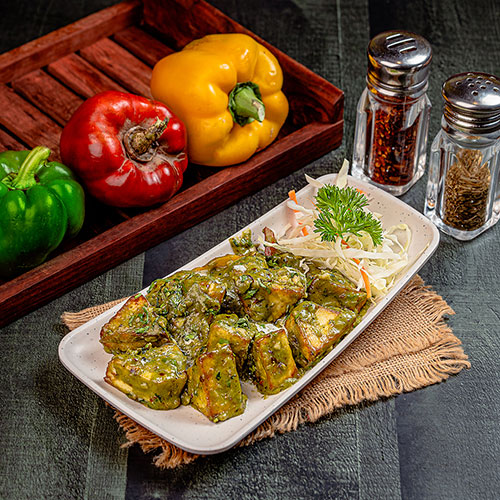 Cilantro Chilly Paneer